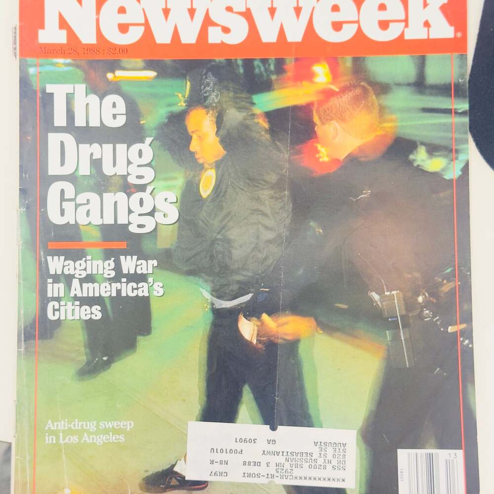 1988 MARCH 28 NEWSWEEK MAGAZINE - THE DRUG GANGS - GREAT ARTICLES - L 5811